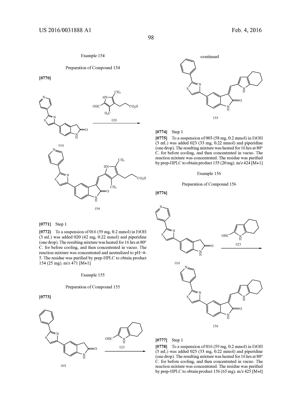 3-(ARYL OR HETEROARYL) METHYLENEINDOLIN-2-ONE DERIVATIVES AS INHIBITORS OF     CANCER STEM CELL PATHWAY KINASES FOR THE TREATMENT OF CANCER - diagram, schematic, and image 100