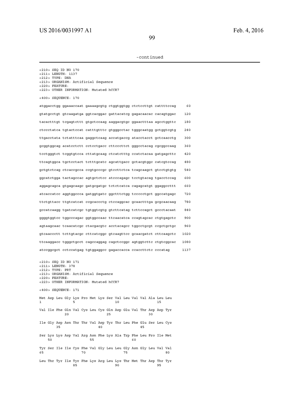 METHODS AND COMPOSITIONS RELATING TO ANTI-CCR7 ANTIGEN BINDING PROTEINS - diagram, schematic, and image 151