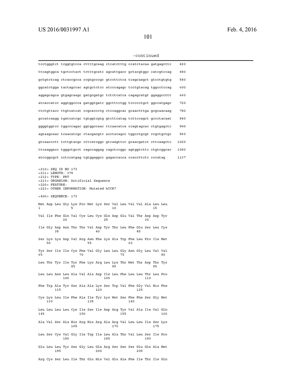 METHODS AND COMPOSITIONS RELATING TO ANTI-CCR7 ANTIGEN BINDING PROTEINS - diagram, schematic, and image 153