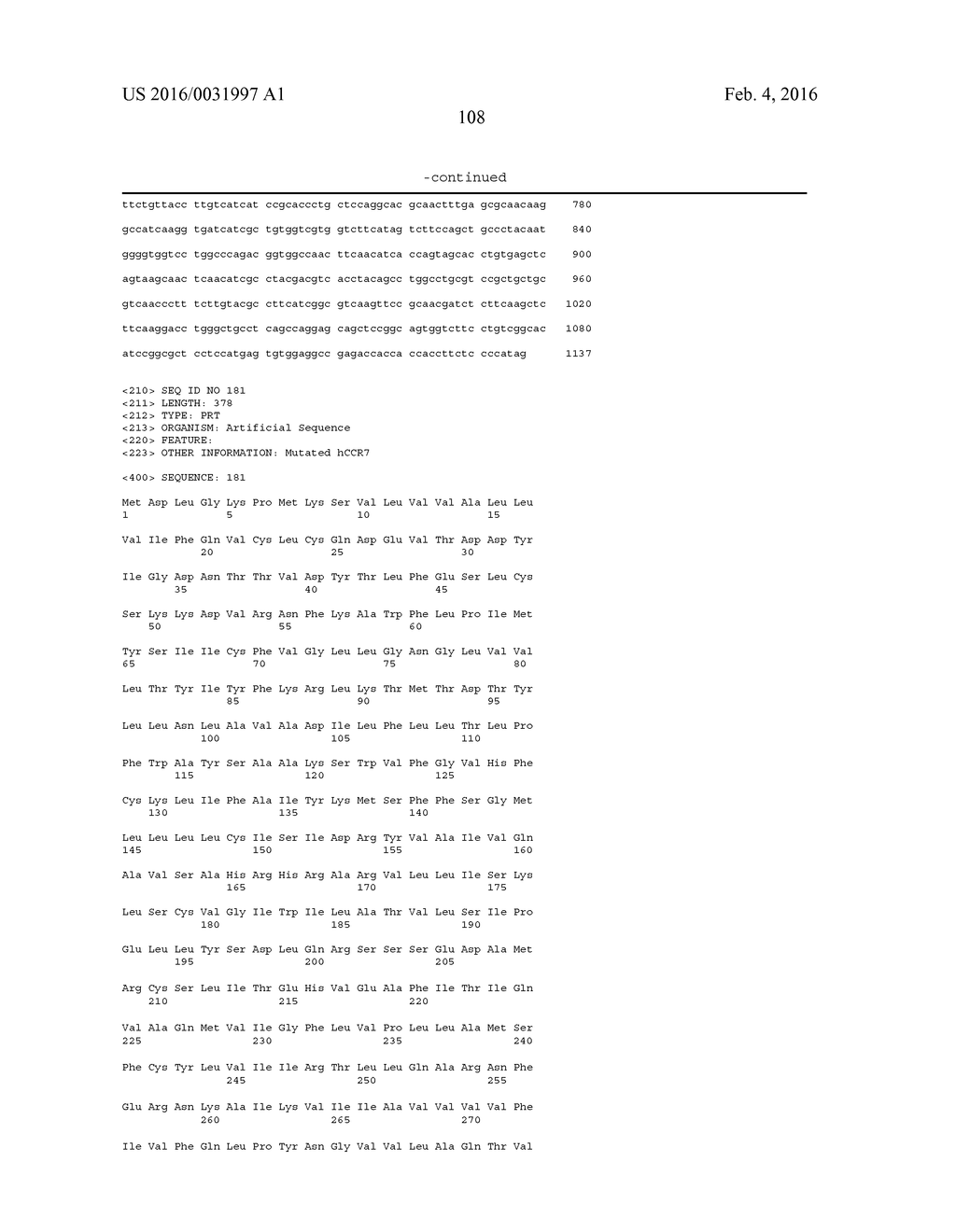 METHODS AND COMPOSITIONS RELATING TO ANTI-CCR7 ANTIGEN BINDING PROTEINS - diagram, schematic, and image 160