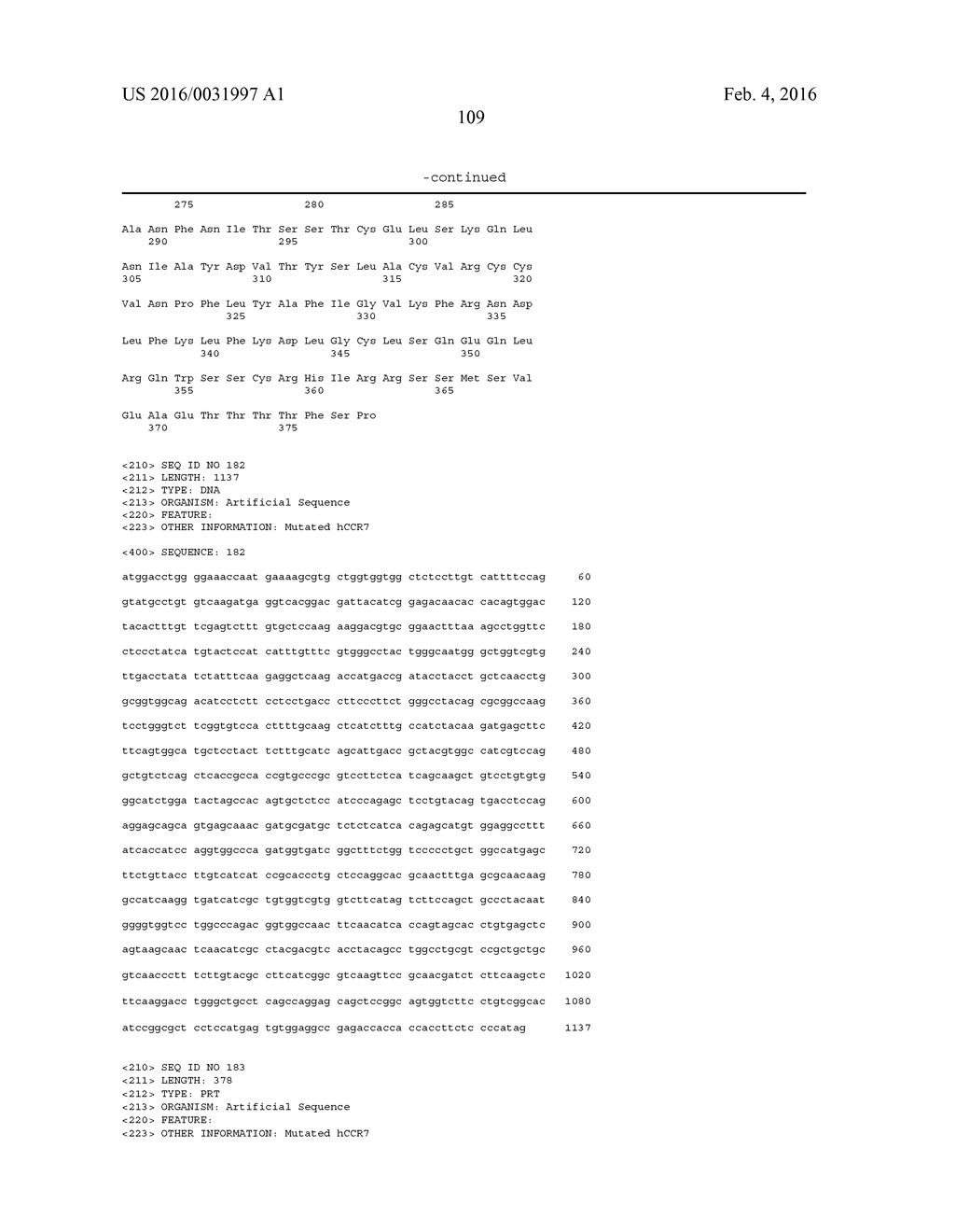 METHODS AND COMPOSITIONS RELATING TO ANTI-CCR7 ANTIGEN BINDING PROTEINS - diagram, schematic, and image 161