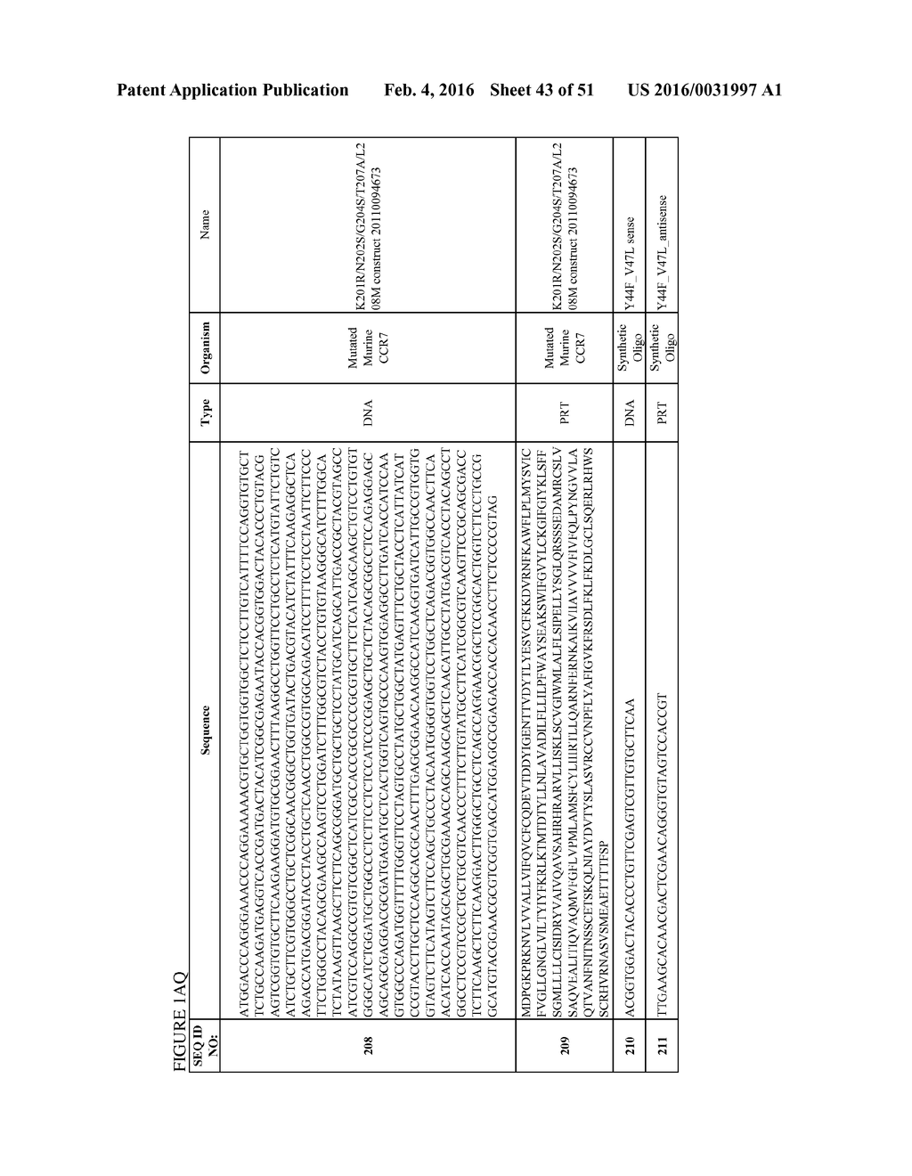 METHODS AND COMPOSITIONS RELATING TO ANTI-CCR7 ANTIGEN BINDING PROTEINS - diagram, schematic, and image 44