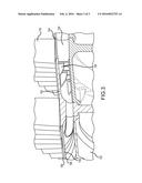 GAS TURBINE ENGINE WITH AXIAL COMPRESSOR HAVING IMPROVED AIR SEALING diagram and image