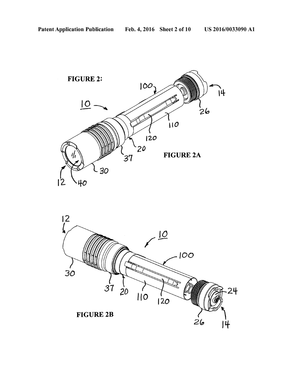 PORTABLE LIGHT HAVING A SLEEVE INTERNAL THERETO AND SLEEVE THEREFOR - diagram, schematic, and image 03