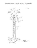 EXTENDABLE TOWER MOUNT SYSTEM AND METHOD OF USE diagram and image