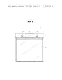 OVEN, DOOR ASSEMBLY APPLIED TO THE SAME, AND METHOD FOR CONTROLLING THE     OVEN diagram and image