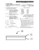 ABSORBENT MATERIAL AND SOLAR PANEL USING SUCH A MATERIAL diagram and image