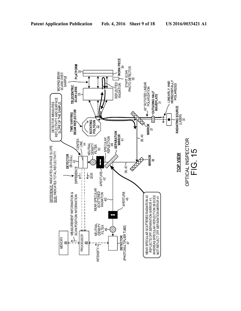 METHOD AND APPARATUS TO DETECT DEFECTS IN TRANSPARENT SOLIDS - diagram, schematic, and image 10