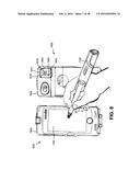 BARCODE READER AND DOCKING STATION FOR CHARGING THE BARCODE READER diagram and image