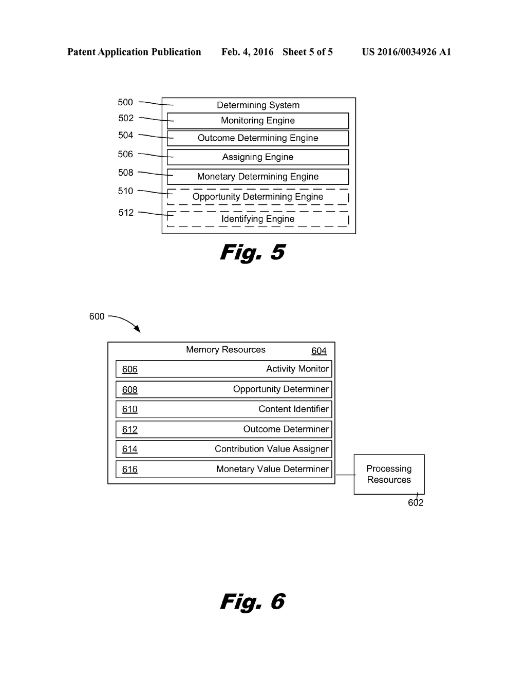 DETERMINING A MONETARY VALUE FOR AN OUTCOME BASED ON A USER'S ACTIVITY - diagram, schematic, and image 06