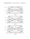 STACKED STRUCTURE OF SEMICONDUCTOR CHIPS HAVING VIA HOLES AND METAL BUMPS diagram and image