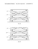 STACKED STRUCTURE OF SEMICONDUCTOR CHIPS HAVING VIA HOLES AND METAL BUMPS diagram and image