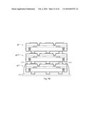 STACKED STRUCTURE OF SEMICONDUCTOR CHIPS HAVING VIA HOLES AND METAL BUMPS diagram and image