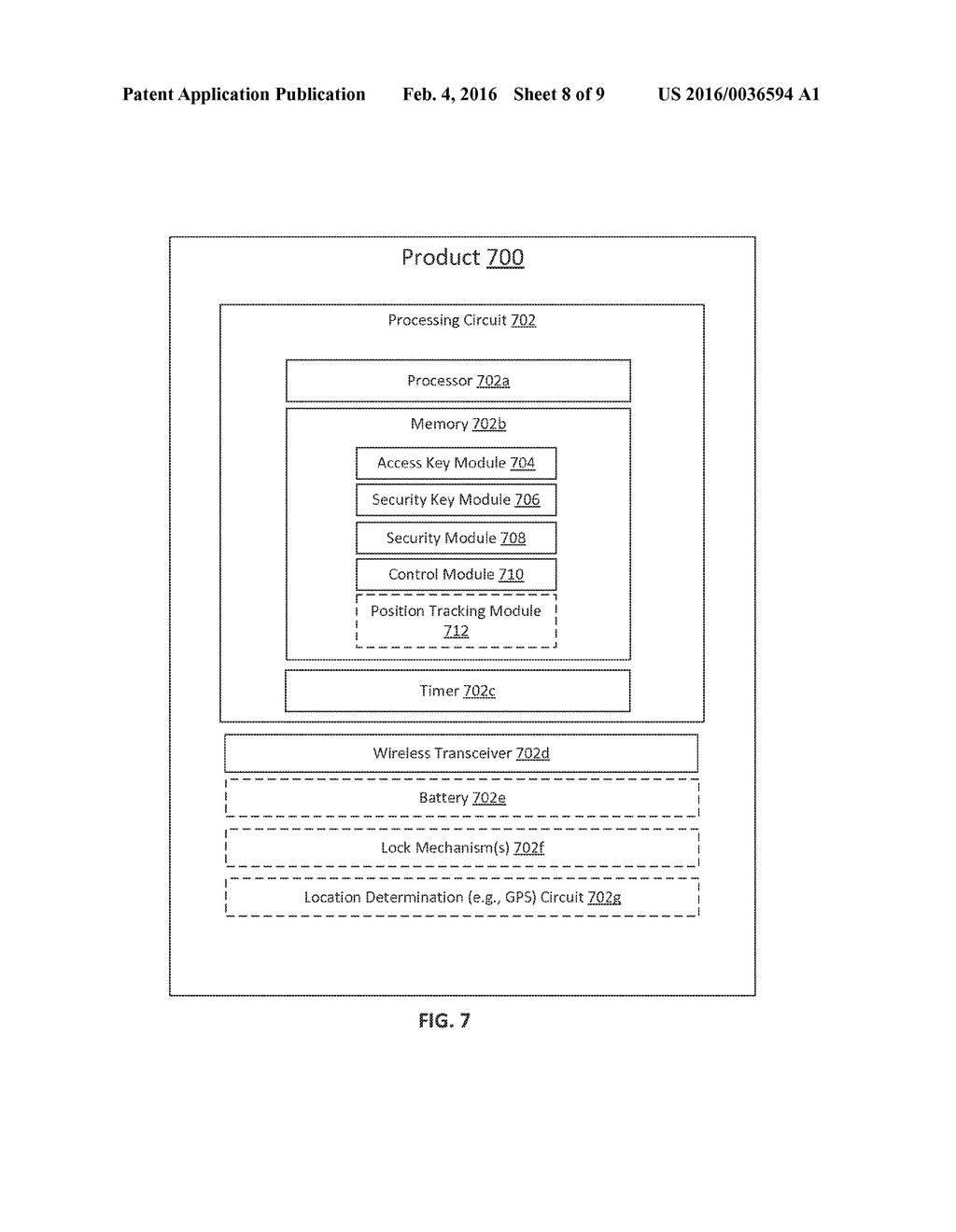 WIRELESS KEY MANAGEMENT FOR AUTHENTICATION - diagram, schematic, and image 09