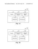 PROJECTION SYSTEM COMPRISING A NON-RECTANGULAR PROJECTION SCREEN, CAPABLE     OF PROJECTION ALIGNMENT BY USING ALIGNMENT MARKS AND METHOD OF ALIGNMENT     THEREFOR diagram and image