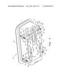 DESKTOP RECEPTACLE WITH MOUNTING PLATE diagram and image