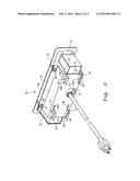 DESKTOP RECEPTACLE WITH MOUNTING PLATE diagram and image