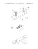 FEEDERHOUSE FOR A COMBINE HARVESTER HAVING FLEXIBLE TRACTION MEANS AND     REMOVABLE THREADED BOLTS FOR MOUNTING CONVEYING STRIPS diagram and image