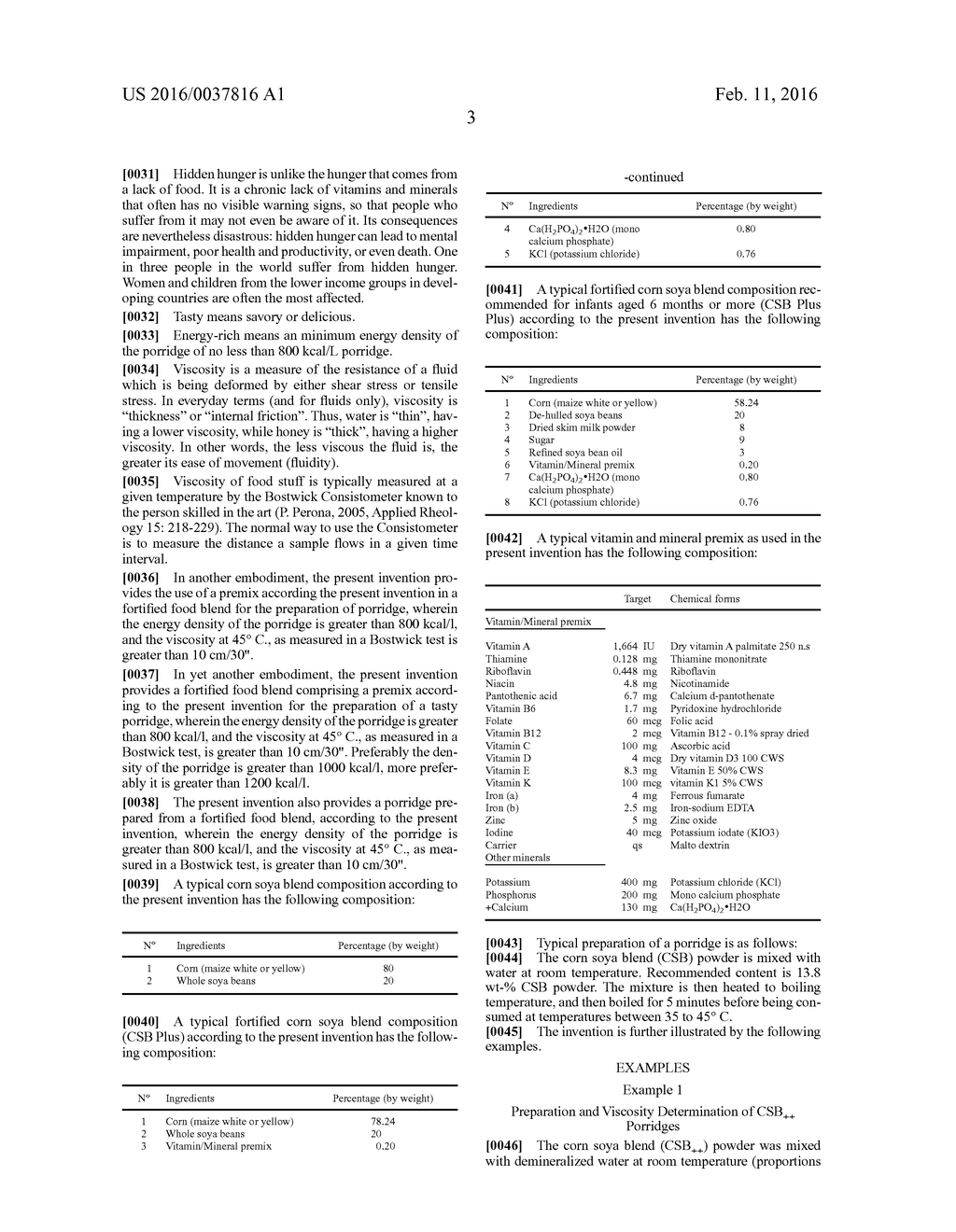 PREMIX FOR A FORTIFIED FOOD BLEND - diagram, schematic, and image 04