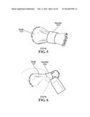 DUAL SIDED COSMETICS BRUSH AND METHODS FOR MAKING SAME diagram and image