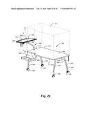 TABLE AND LECTERN FURNITURE SYSTEM diagram and image