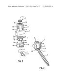 POLYAXIAL BONE ANCHORING DEVICE diagram and image