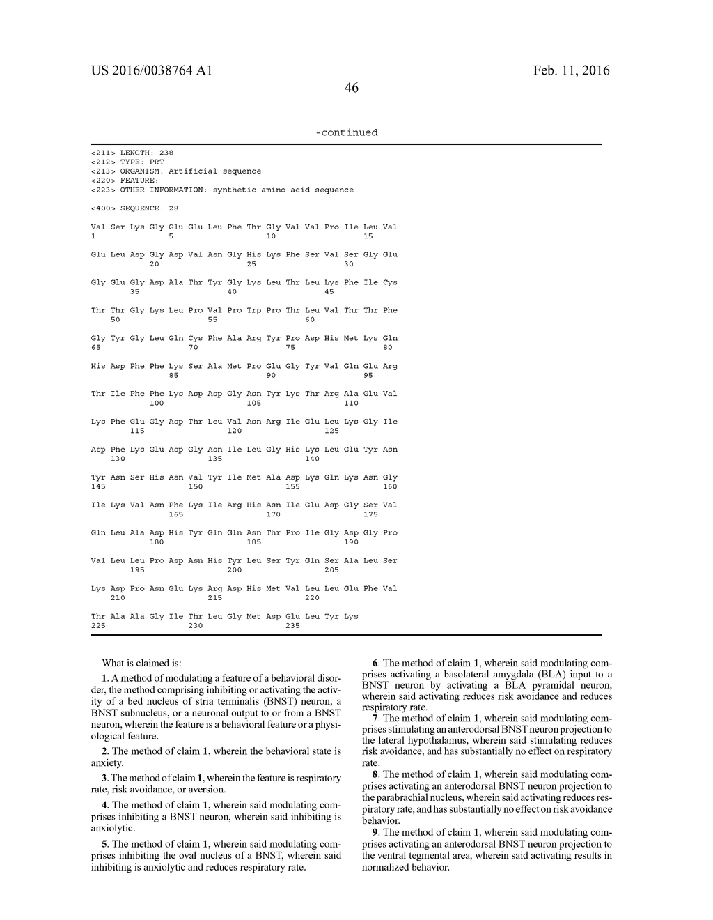 OPTOGENETIC CONTROL OF BEHAVIORAL STATE - diagram, schematic, and image 82