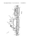 POWDER COATING (ELECTROSTATIC PAINTING) METHOD AND PLANT FOR NON     ELECTRICALLY CONDUCTIVE ELEMENTS, AND IN PARTICULAR BRAKE PADS diagram and image