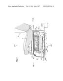 STRUCTURE FOR ARRANGING HEAT-GENERATING ELECTRIC COMPONENT IN AUTOMOBILE diagram and image