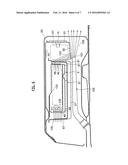 STRUCTURE FOR ARRANGING HEAT-GENERATING ELECTRIC COMPONENT IN AUTOMOBILE diagram and image