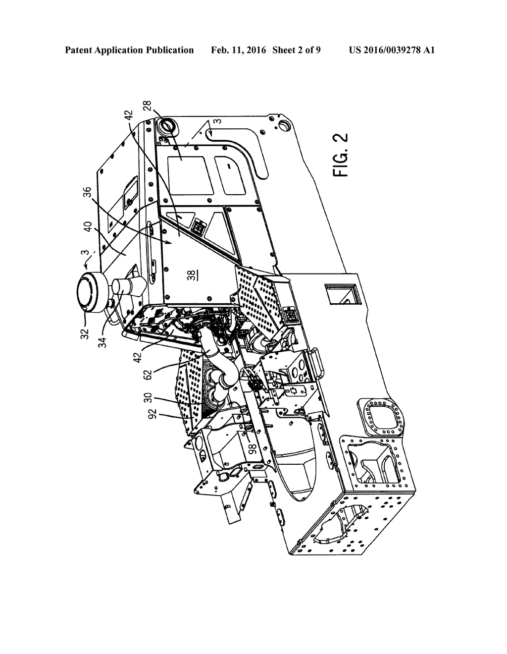 AIR INLET AND CLEANER ARRANGEMENT FOR WORK VEHICLE - diagram, schematic, and image 03