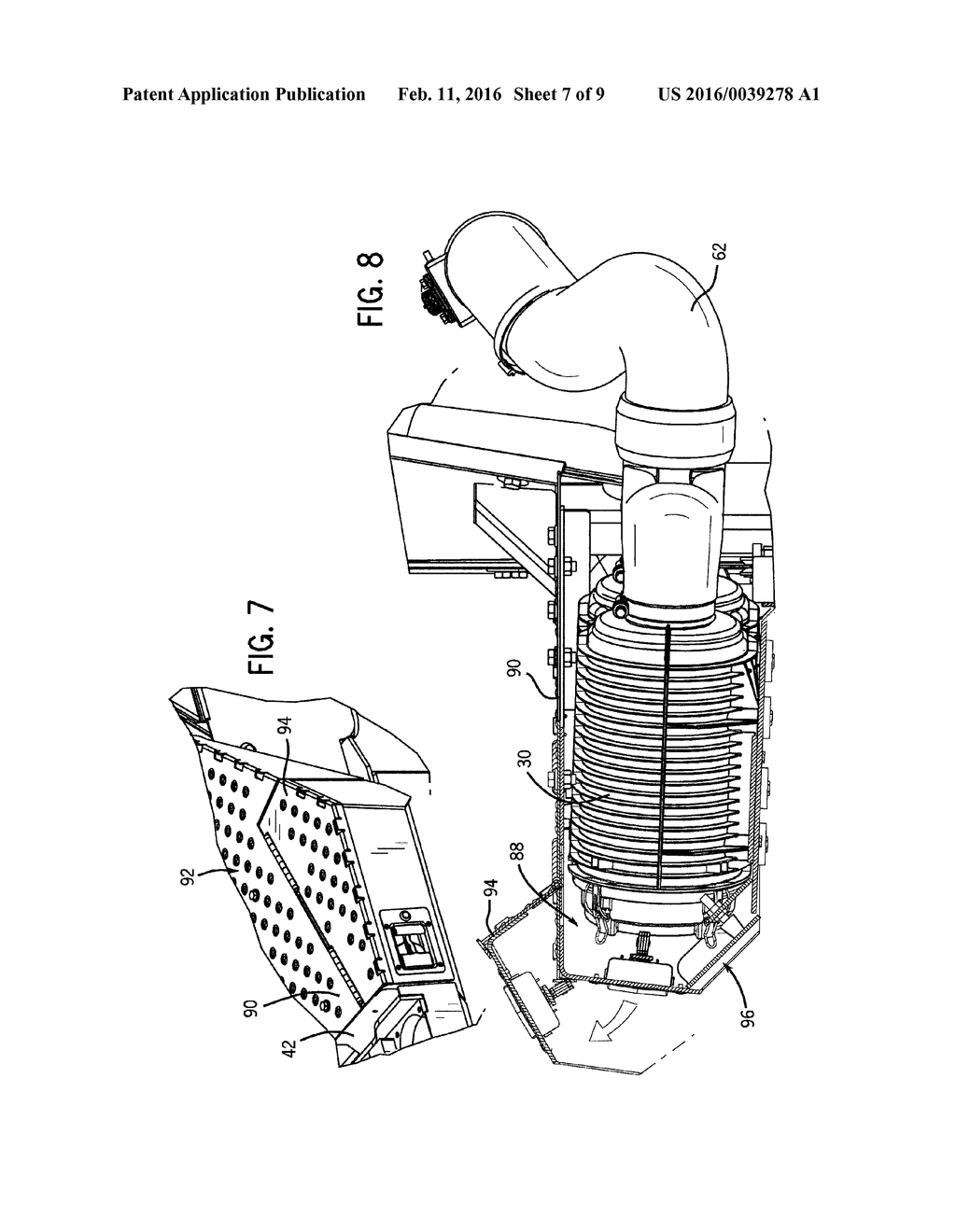 AIR INLET AND CLEANER ARRANGEMENT FOR WORK VEHICLE - diagram, schematic, and image 08