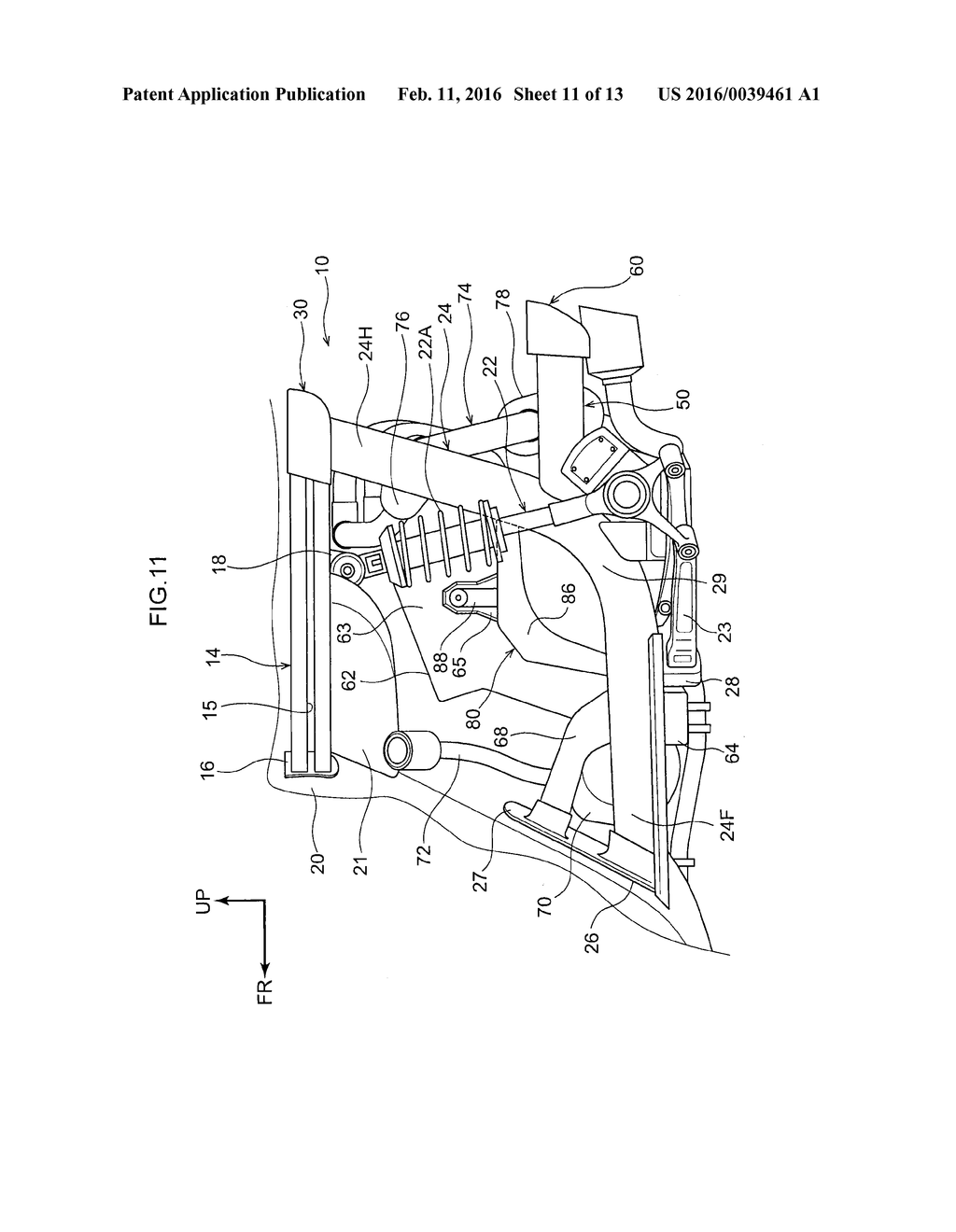 VEHICLE FRAME STRUCTURE - diagram, schematic, and image 12