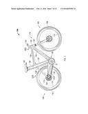 BICYCLE WITH PIVOTING DERAILLEUR HANGER diagram and image
