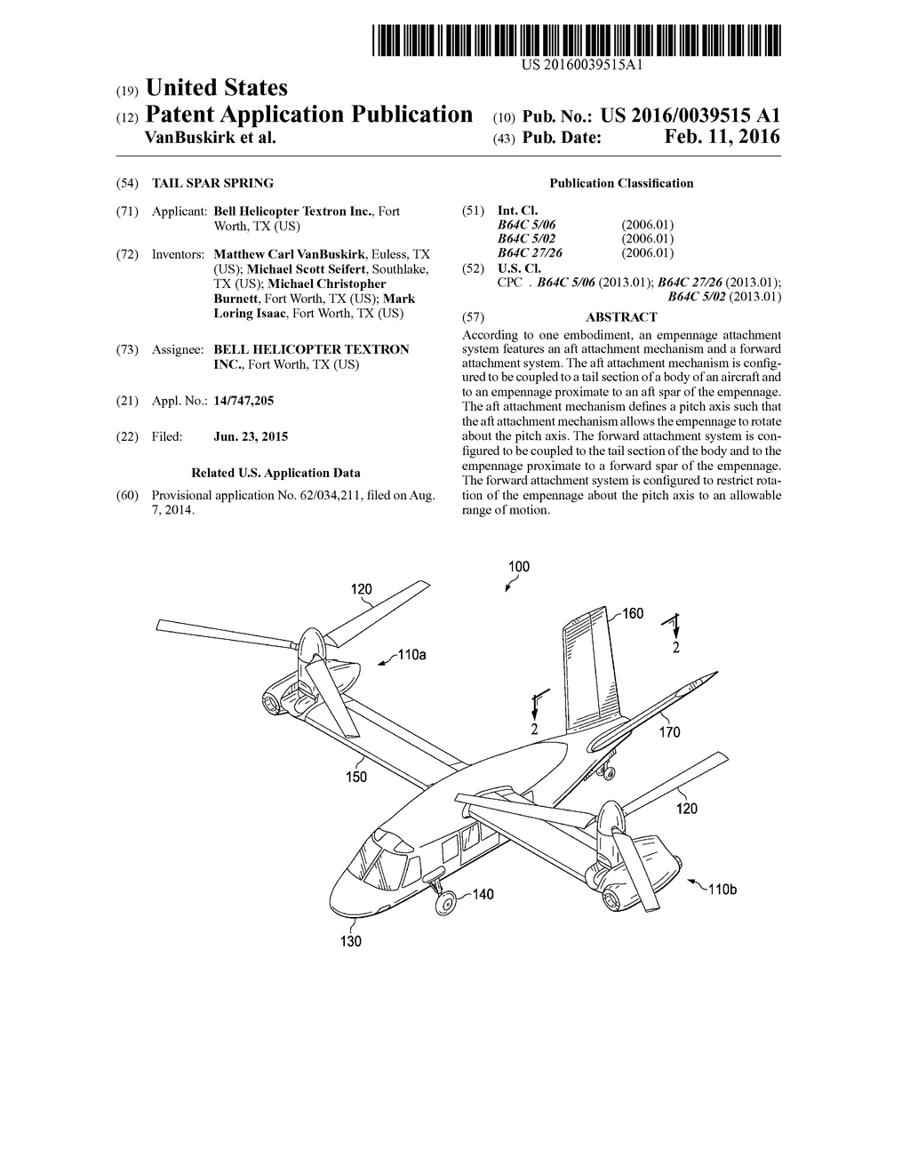 Tail Spar Spring - diagram, schematic, and image 01