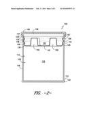 CONTAINER WITH REMOVABLE TRAY diagram and image