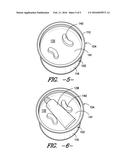 CONTAINER WITH REMOVABLE TRAY diagram and image