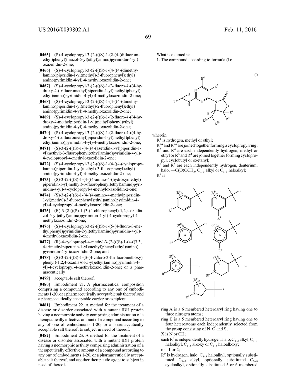 3-PYRIMIDIN-4-YL-OXAZOLIDIN-2-ONES AS INHIBITORS OF MUTANT IDH - diagram, schematic, and image 70