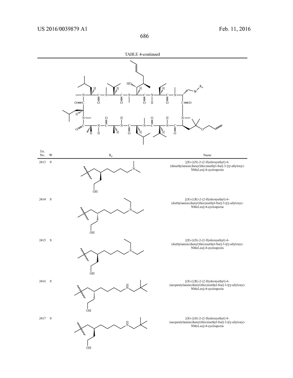 NOVEL CYCLOSPORIN DERIVATIVES AND USES THEREOF - diagram, schematic, and image 687