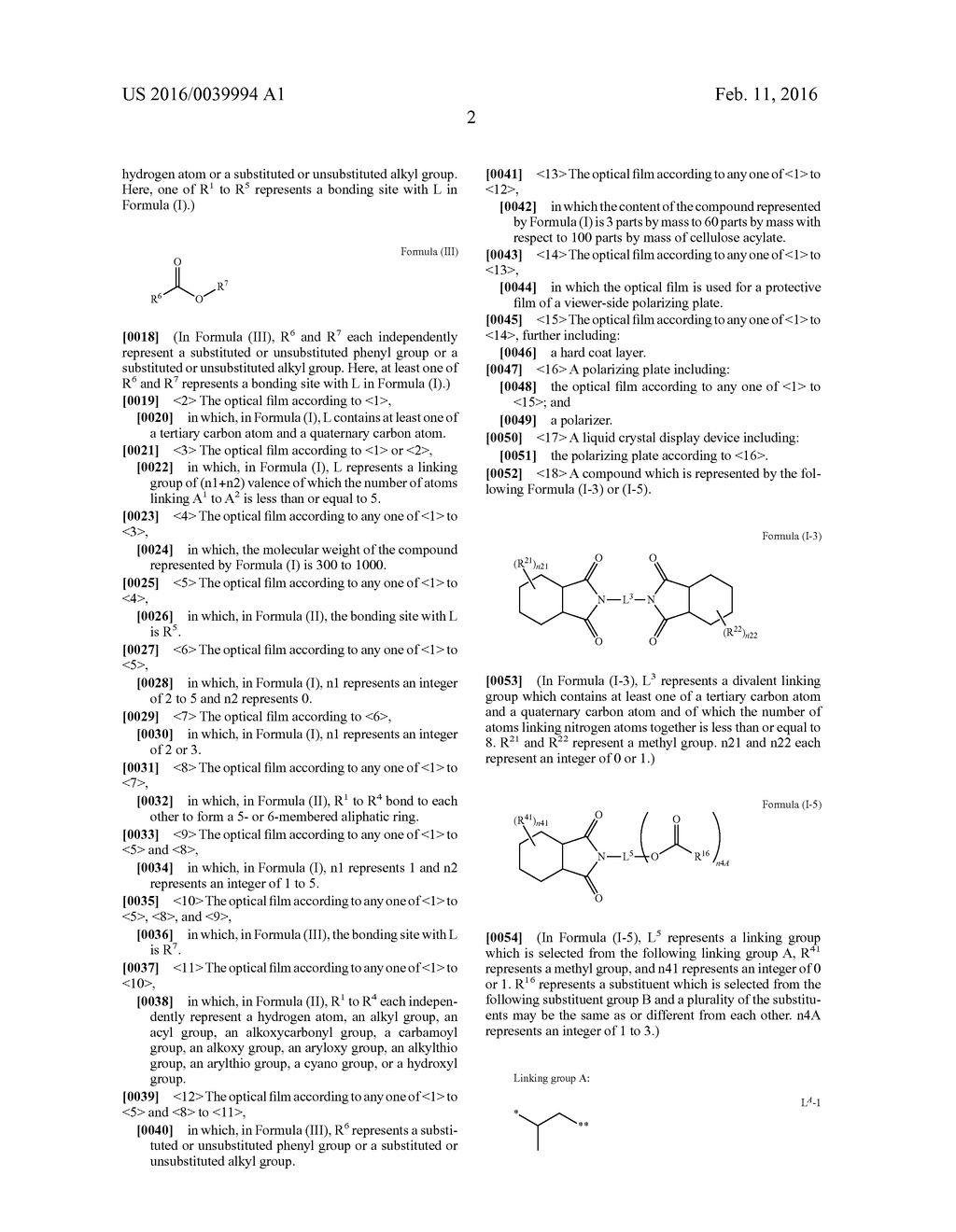 OPTICAL FILM, POLARIZING PLATE AND LIQUID CRYSTAL DISPLAY DEVICE - diagram, schematic, and image 04