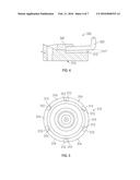 GUSSETED ROTARY SPINNERS FOR PRODUCING FIBER FROM MOLTEN MATERIAL diagram and image