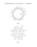 GUSSETED ROTARY SPINNERS FOR PRODUCING FIBER FROM MOLTEN MATERIAL diagram and image