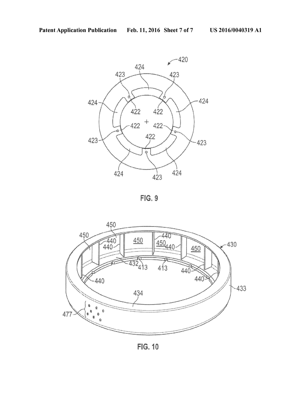 GUSSETED ROTARY SPINNERS FOR PRODUCING FIBER FROM MOLTEN MATERIAL - diagram, schematic, and image 08