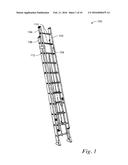 Fiberglass Reinforced Plastic Lightweight Heavy-Duty Ladder and Method of     Making Same diagram and image