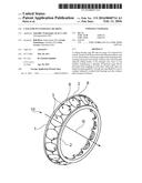 CAGE FOR INCLINED BALL BEARING diagram and image