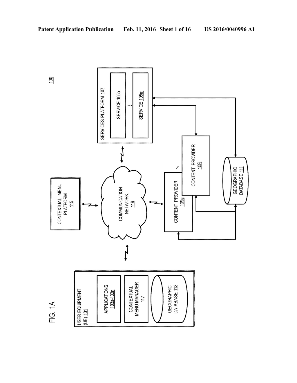 METHOD AND APPARATUS FOR PROVIDING A CONTEXTUAL MENU IN A MAP DISPLAY - diagram, schematic, and image 02