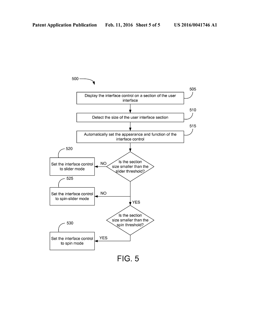 VALUE SPECIFICATION IN A RESPONSIVE INTERFACE CONTROL - diagram, schematic, and image 06