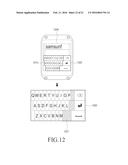 ELECTRONIC DEVICE AND METHOD FOR PROCESSING LETTER INPUT IN ELECTRONIC     DEVICE diagram and image