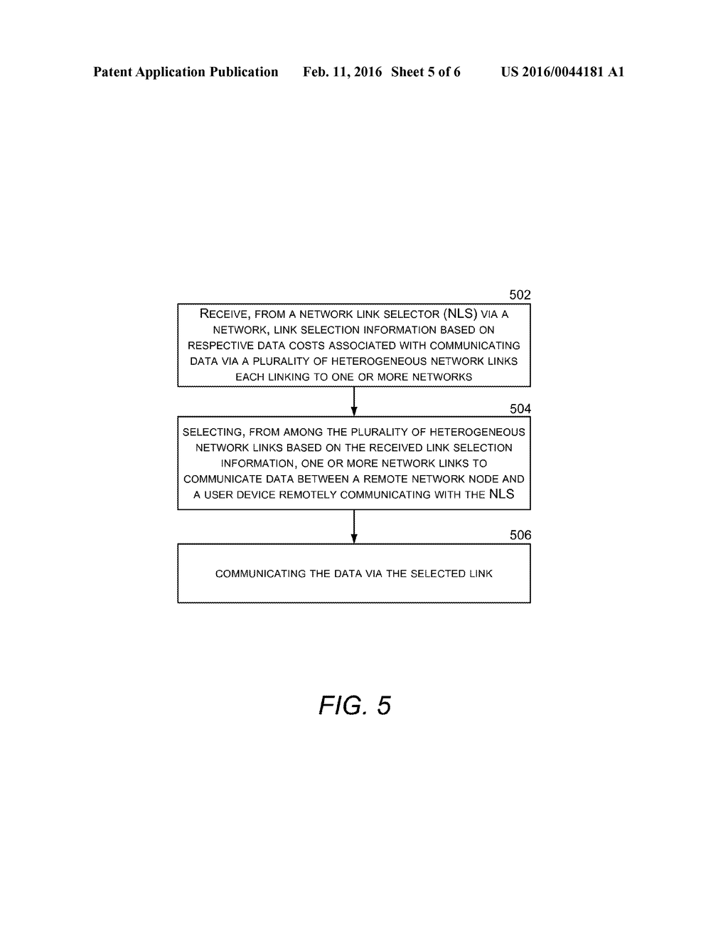 Methods, Systems, And Computer Program Products For Communicating Data     Selectively Via Heterogeneous Communication Network Links - diagram, schematic, and image 06