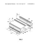 ENCLOSURE FOR AN ELECTRONIC ASSEMBLY FOR A BATTERY POWERED LAWN MOWER diagram and image